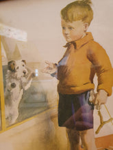 Load image into Gallery viewer, Pair of very sweet framed vintage pictures