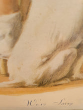 Load image into Gallery viewer, Pair of very sweet framed vintage pictures