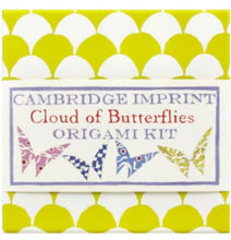 Load image into Gallery viewer, Cambridge Imprint Cloud of Butterflies boxed Origami kit
