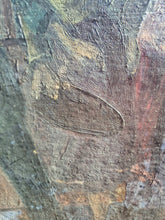 Load image into Gallery viewer, Double sided oil paintings on board mid century - floral and art school study
