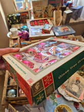 Load image into Gallery viewer, Boxed vintage glass baubles
