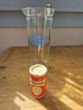 Load image into Gallery viewer, 1950s Glass Ovaltine malted milk drink mixer jar
