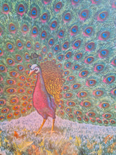 Load image into Gallery viewer, Peak Frean &amp; Co vintage Peacock biscuit tin
