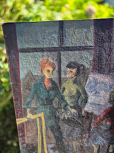 Load image into Gallery viewer, Double sided oil paintings on board mid century - floral and art school study
