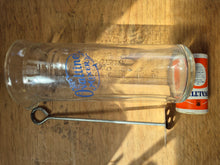 Load image into Gallery viewer, 1950s Glass Ovaltine malted milk drink mixer jar
