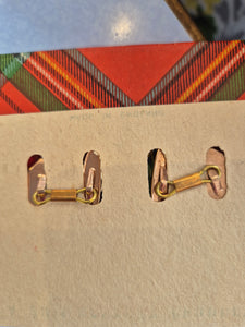 A pair of  vintage Embassy Scotland themed cufflinks