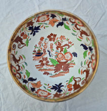 Load image into Gallery viewer, Antique Amherst Ironstone floral heavy footed bowl
