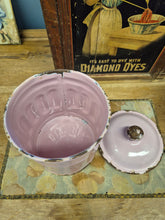 Load image into Gallery viewer, Rare French Vintage pink enamel canister
