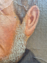 Load image into Gallery viewer, Antique framed oil painting of distinguished Victorian gentleman
