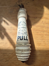 Load image into Gallery viewer, Antique ceramic toilet flush pull circa early 1900s
