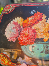 Load image into Gallery viewer, Bluebird floral toffee tin
