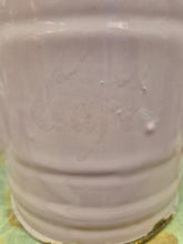 Load image into Gallery viewer, Rare French Vintage pink enamel canister
