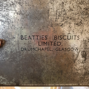 Rare Beatties biscuit tin