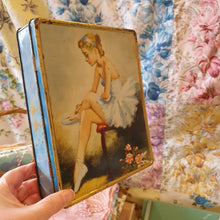 Load image into Gallery viewer, Darling Vintage Grey Dunn Ballerina tin
