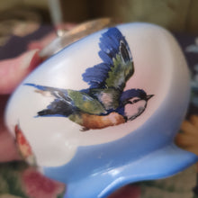 Load image into Gallery viewer, Beautiful Palissy birds design lidded jar
