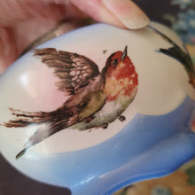 Load image into Gallery viewer, Beautiful Palissy birds design lidded jar
