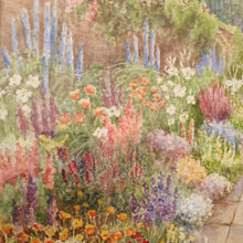 Load image into Gallery viewer, Darling Vintage 1930s cottage garden watercolour
