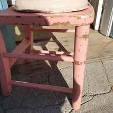 Load image into Gallery viewer, Wonderfully sweet childs pink chippy wooden chair
