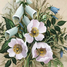 Load image into Gallery viewer, Vintage Painting of wild flowers
