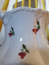 Load image into Gallery viewer, Pretty 19th century jug with moulded decoration and little sprigs of handpainted flowers
