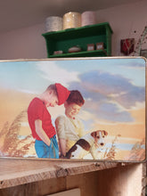 Load image into Gallery viewer, Fab 1960s Superchocolat Jacques tin with original key!
