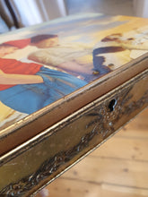 Load image into Gallery viewer, Fab 1960s Superchocolat Jacques tin with original key!
