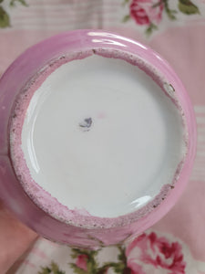 Victorian pink  lustreware motto cup
