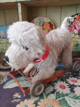 Load image into Gallery viewer, Vintage dog on wheels
