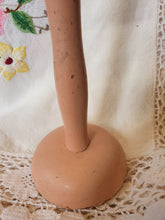 Load image into Gallery viewer, French hat stand with original timeworn chippy pink paint
