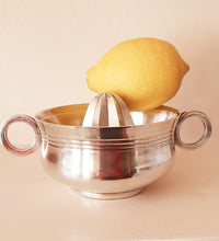 Load image into Gallery viewer, Art deco French silver plate lemon squeezer
