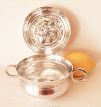 Load image into Gallery viewer, Art deco French silver plate lemon squeezer
