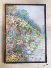 Load image into Gallery viewer, Darling Vintage 1930s cottage garden watercolour
